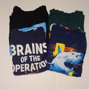 The Children's Place Black and Green Tees Bundle
